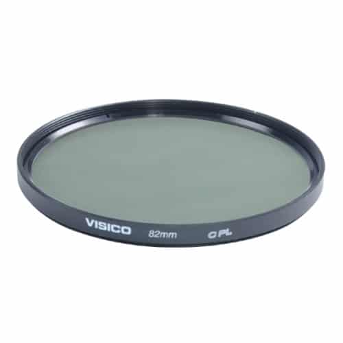 Visico CPLS filter 82mm with thin black ring with plastic case and color box
