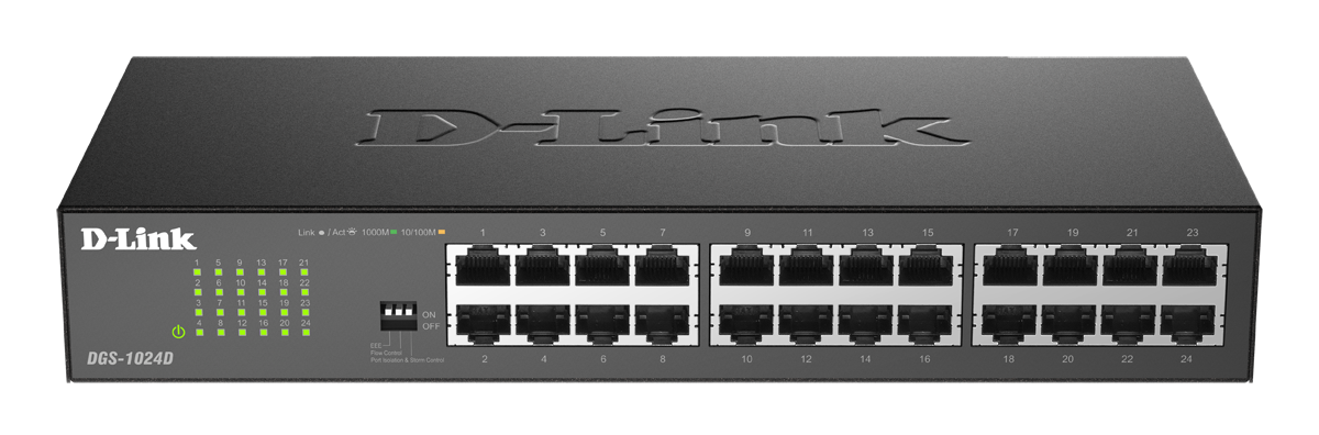 D-Link DGS-1024D 24-Port Unmanaged Gigabit Switch