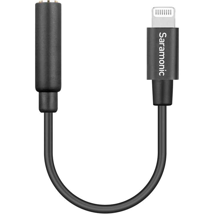 Saramonic SR-C2002 3.5mm TRRS Female to Lightning Adapter Cable