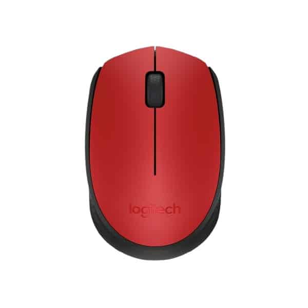 Logitech M171 Wireless Mouse-Red