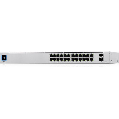 Ubiquiti UniFi Switch 24 PoE: (16) GbE PoE+ (8) GbE (2) 1G SFP 95W - USW-24-PoE