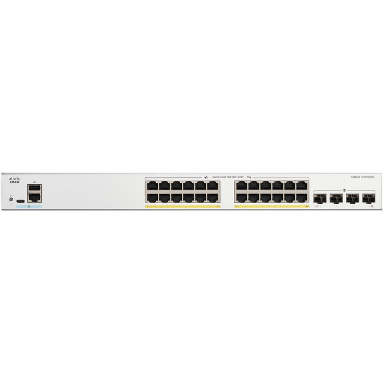 Cisco Catalyst 1300-24P-4G 24 Port GE Managed Switch