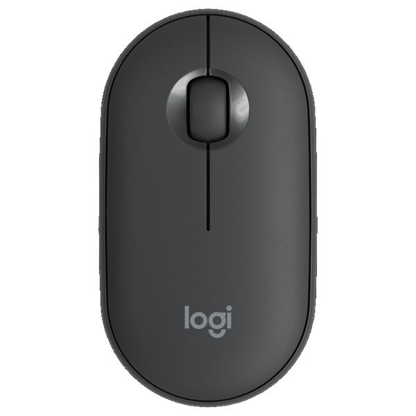 Logitech Pebble M350s Slim and Silent Bluetooth Mouse – Tonal Graphite – 910-007015