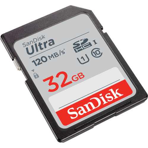 SanDisk 32GB Ultra SDHC UHS-I Memory Card