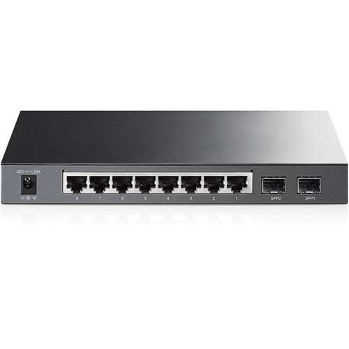 TP-Link 8-Port Gigabit Smart PoE+ Switch with 2 SFP Slots-TL-SG2210P