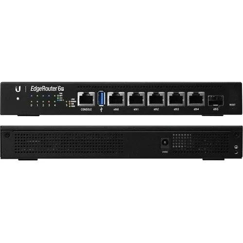 Ubiquiti EdgeRouter ER-6P Gigabit Router with SFP (ER-6P)