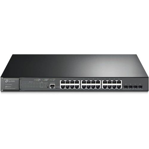 TP-Link Omada JetStream 28-Port Gigabit L2+ Switch with 24 PoE+-TL-SG3428MP
