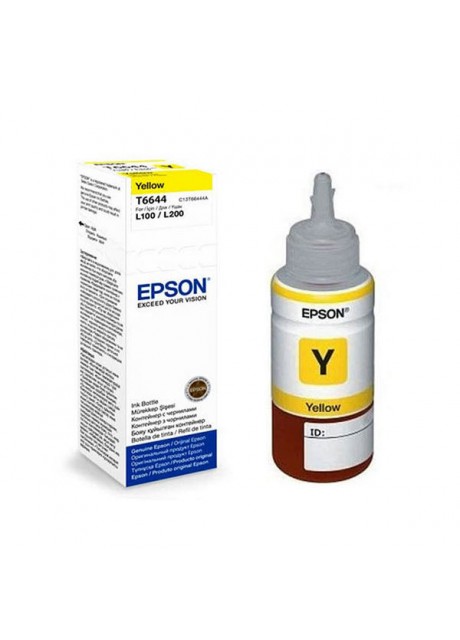 Epson T6644 Yellow Ink Bottle 70ml-EP-C13T66444A