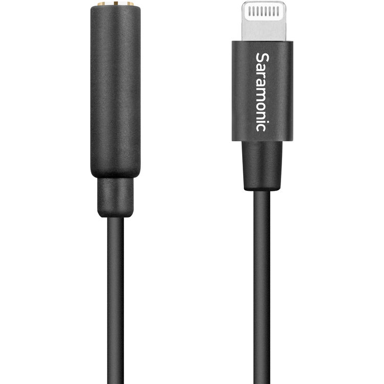 Saramonic SR-C2002 3.5mm TRRS Female to Lightning Adapter Cable