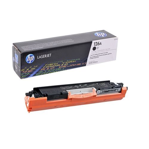 HP 126A Black Original LaserJet Toner Cartridge (CE310A)
