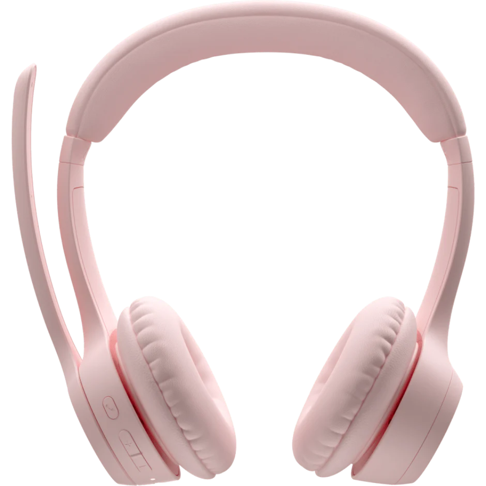 Logitech zone 300 bluetooth Headset With Noise Canceling Mic-Rose-981-001412
