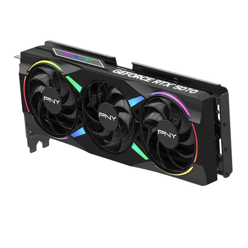PNY GeForce RTX 5070 ARGB EPIC-X RGB OC Triple Fan 12GB GDDR7 Graphics Card -VCG507012TFXXPB1