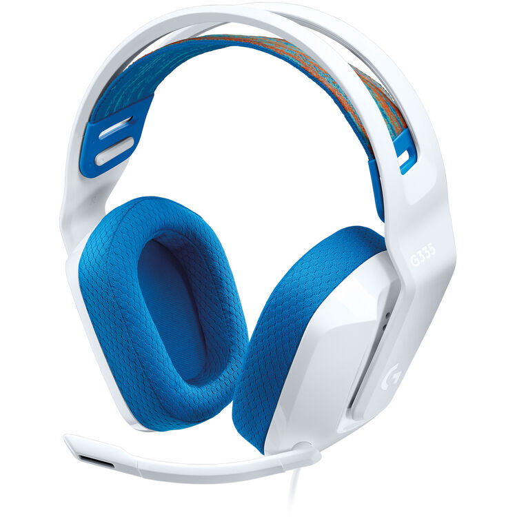 Logitech G335 Wired Gaming Headset-white-981-001018