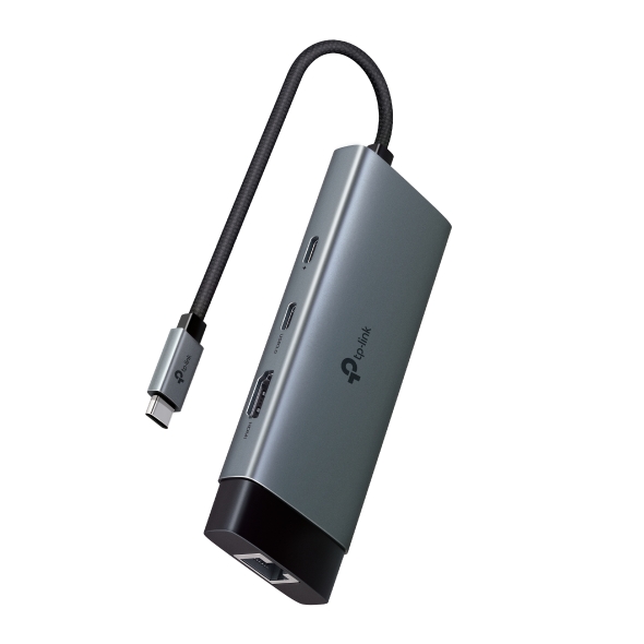 TP-Link 9 Port Hub - USB Type C to RJ 45, Three USB A, HDMI, PD-TL-UH6120C
