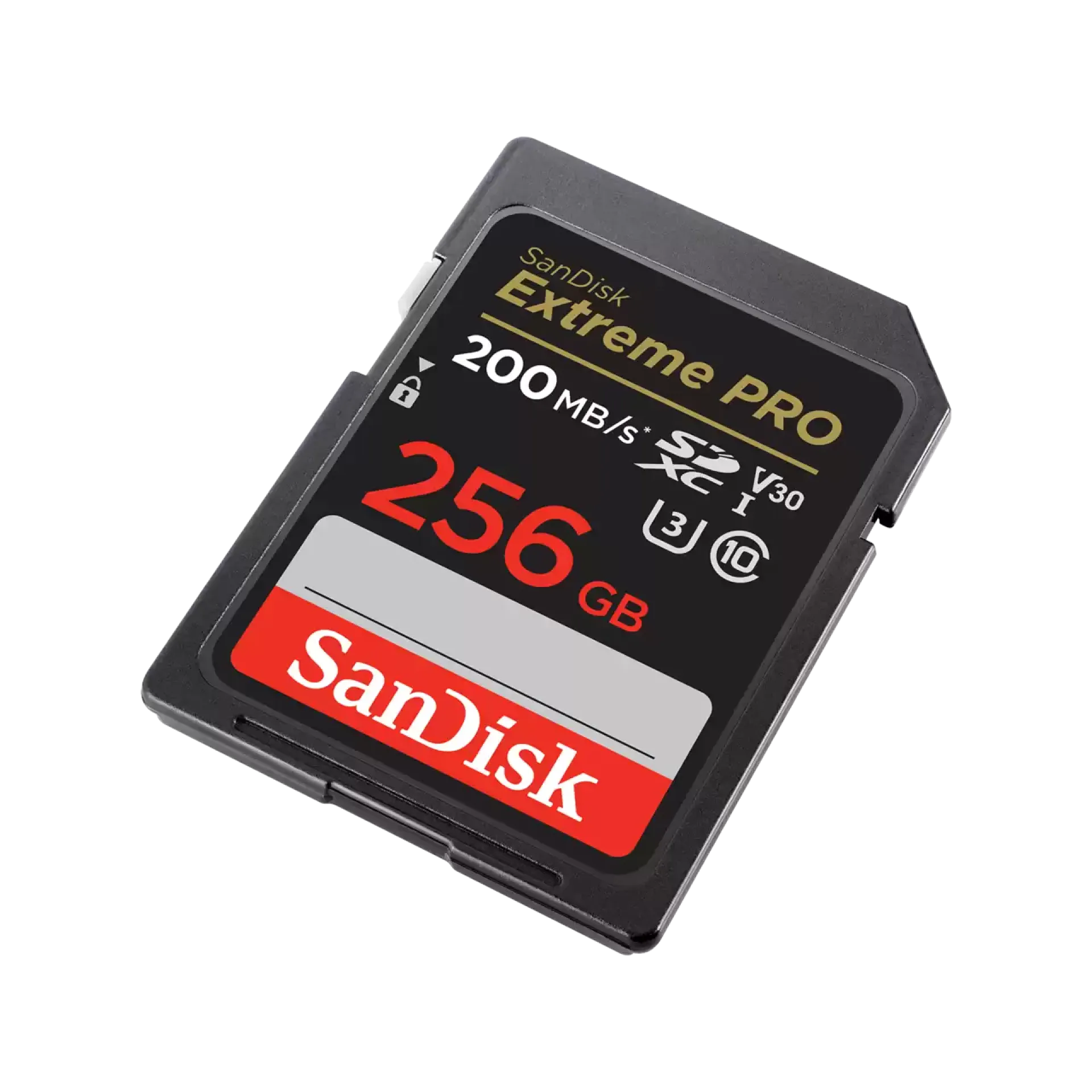 SanDisk Extreme PRO 256GB SDXC UHS-I Card 200MB/s - SDSDXXD