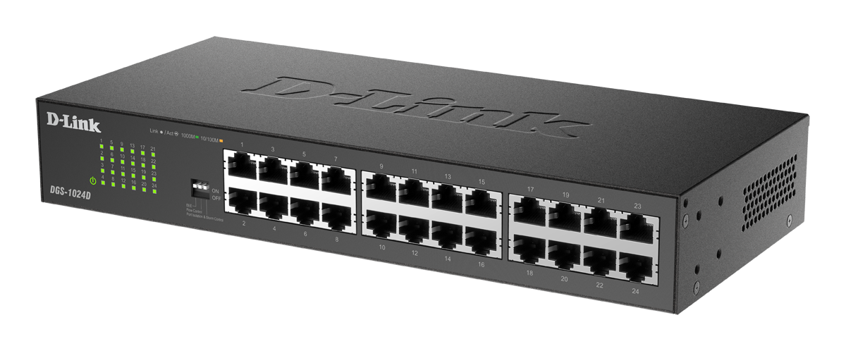 D-Link DGS-1024D 24-Port Unmanaged Gigabit Switch