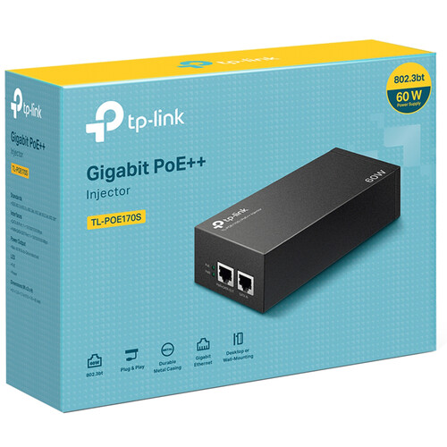TP-Link PoE++ Injector - TL-POE170S