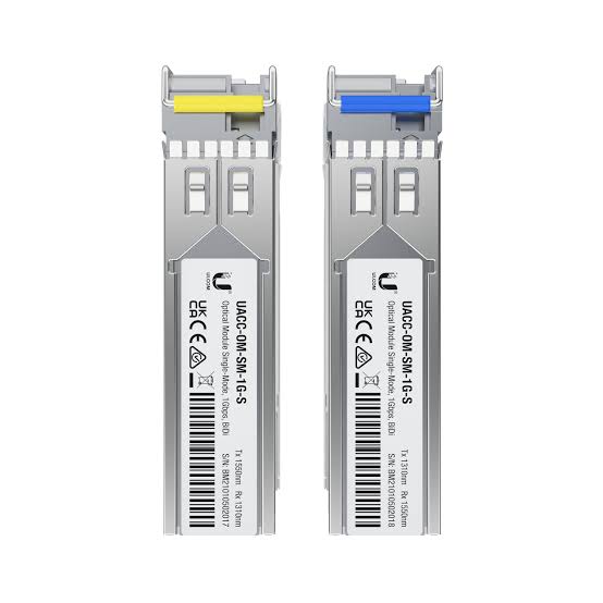 Ubiquiti Fiber Single-Mode Module 1G BiDi 2-Pack 3km (UACC-OM-SM-1G-S-2)