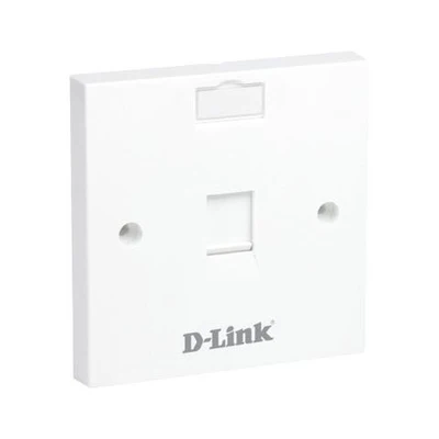 D-Link NFP-0WHI11 Single Faceplate Square White