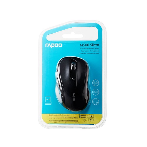 Rapoo Multi-Mode Silent Wireless Mouse M500 Silent - Black
