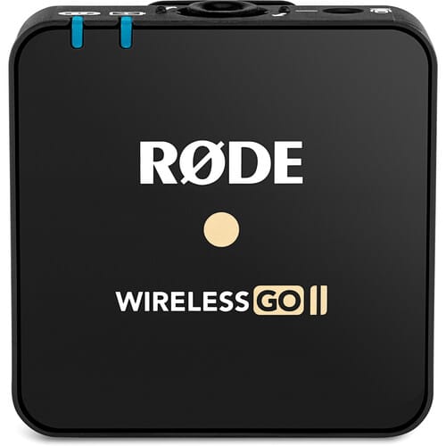 RODE Wireless GO II Single Compact Digital Wireless Microphone System/Recorder (2.4 GHz, Black)