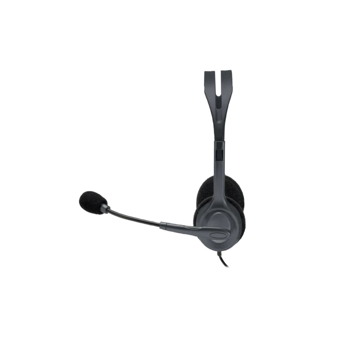 Logitech H111 Stereo Headset Black (3.5mm Jack 918-000593)