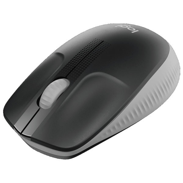 Logitech Wireless Mouse Full Size M190 – Mid Grey – 910-005906