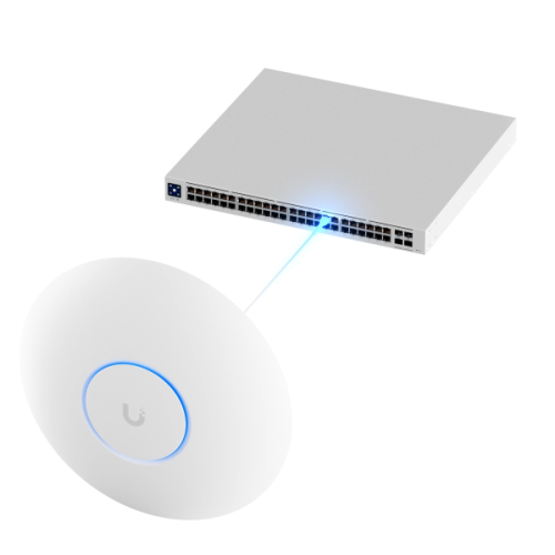 UniFi WiFi 7 Pro AP Ceiling Mounted 6 Spatial Streams 6 GHz U7-PRO