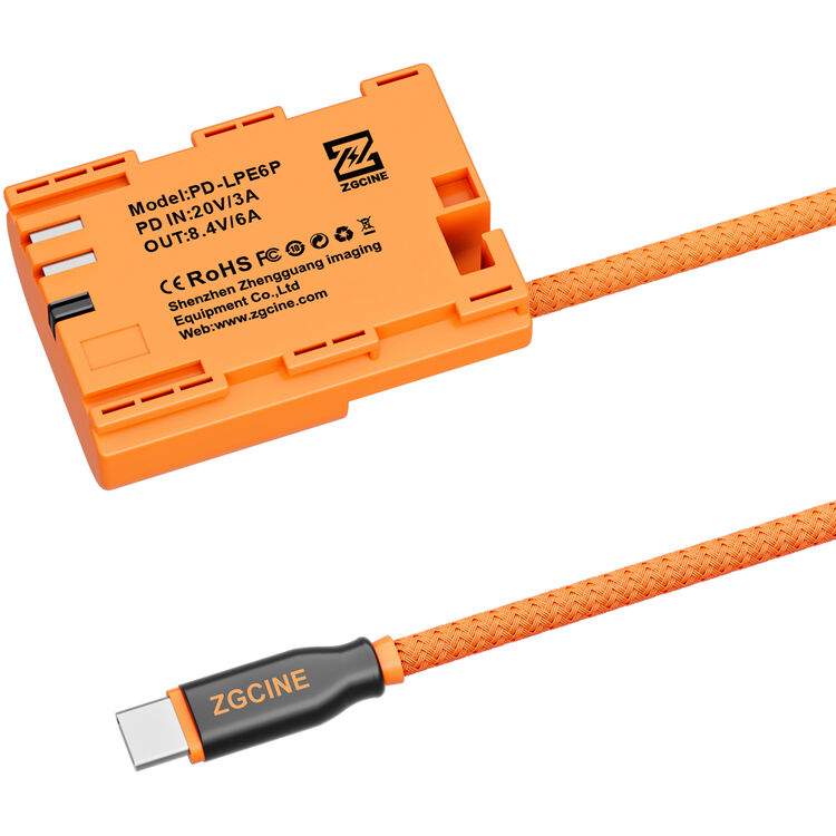 ZGCINE USB-C PD to NPF Dummy Battery Cable