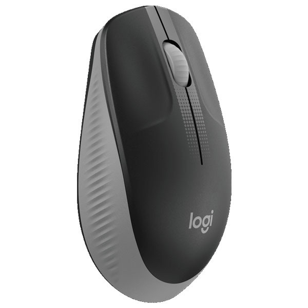 Logitech Wireless Mouse Full Size M190 – Mid Grey – 910-005906