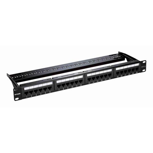 D-Link NPP-C61BLK241 Cat6 24-Port Patch Panel