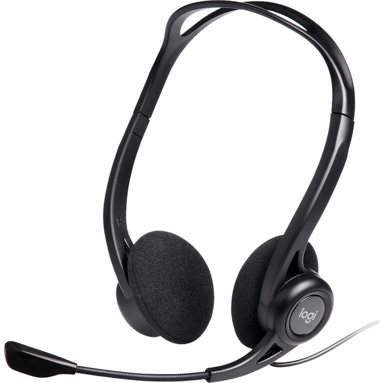 Logitech PC960 USB Headset With Noise-Canceling Mic-981-00836