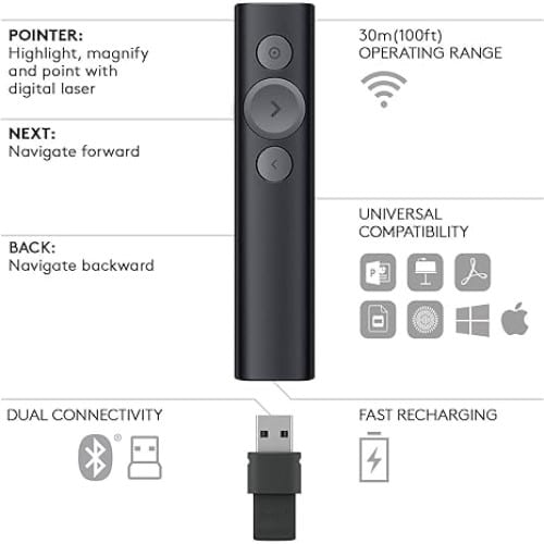 Logitech Spotlight Presentation Remote