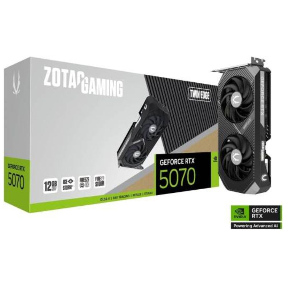 ZOTAC GAMING GeForce RTX 5070 Twin Edge 12GB GDDR7 Graphics Card-ZT-B50700E-10P