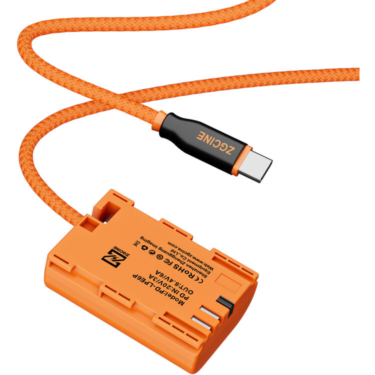ZGCINE USB-C PD to NPF Dummy Battery Cable