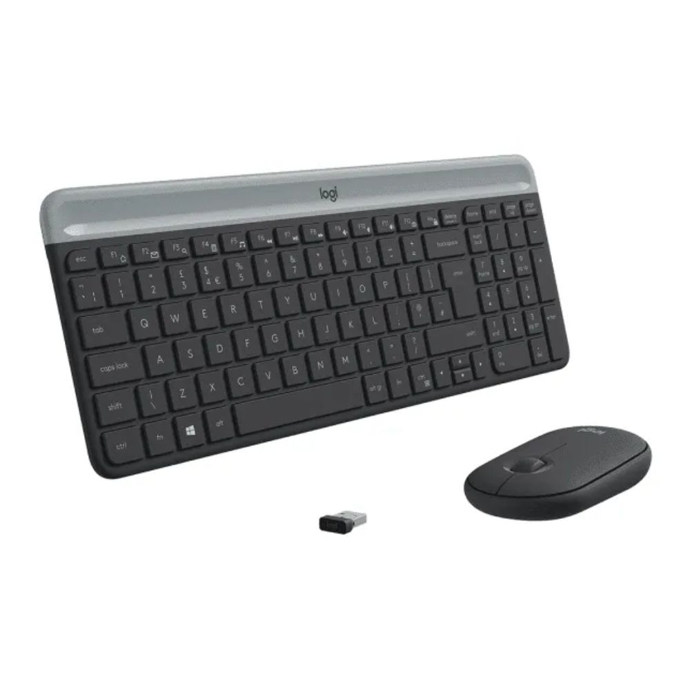 Logitech MK470 Slim Wireless Keyboard and Mouse Combo Graphite (920-009204)