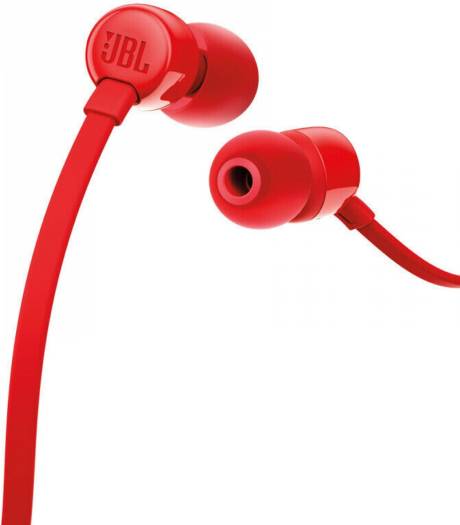 Jbl Tune 110 Earphones Red- Jblt110red