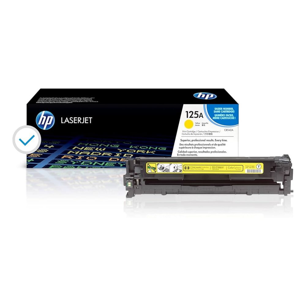 HP 125A Yellow Original LaserJet Toner Cartridge (CB542A)