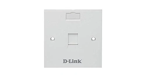 D-Link NFP-0WHI11 Single Faceplate Square White