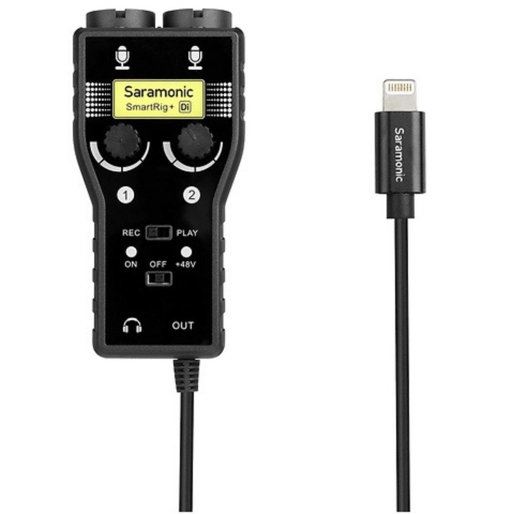 Saramonic SmartRig+ Di, Two-Channel Mic and Guitar Interface
