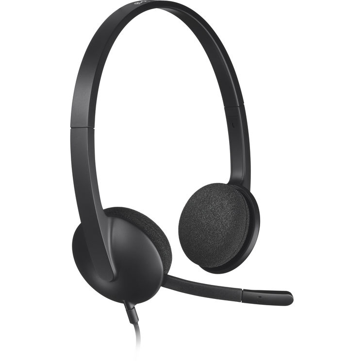 Logitech H340 Wired USB Headset with Noise Cancelling Mic-981-000475