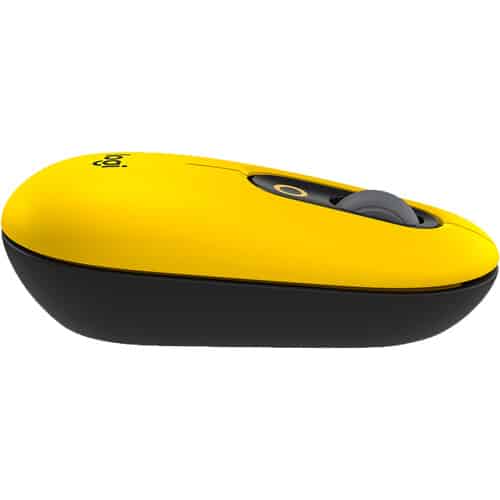 Logitech POP Silent Wireless Bluetooth Mouse (Blast Yellow)