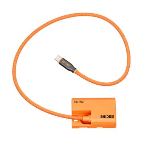 ZGCINE USB-C PD to NPF Dummy Battery braided Cable