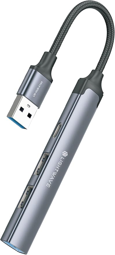Lightwave LW-HUB-A104 4 in 1 USB Hub Adapter