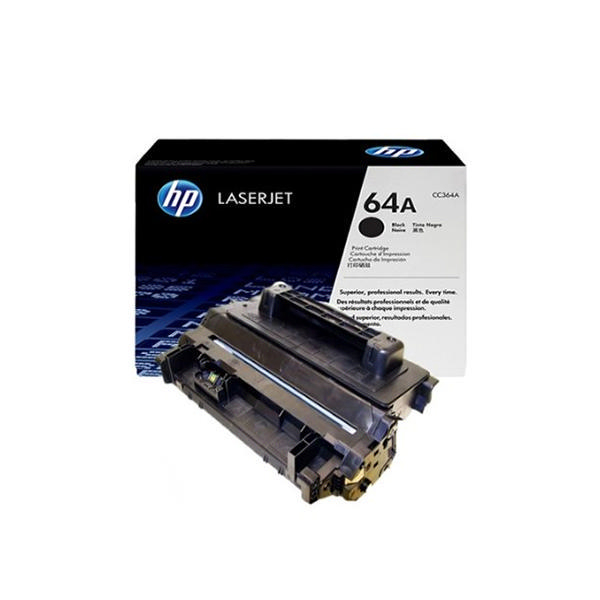 HP 64A Black Original LaserJet Toner Cartridge (CC364A)