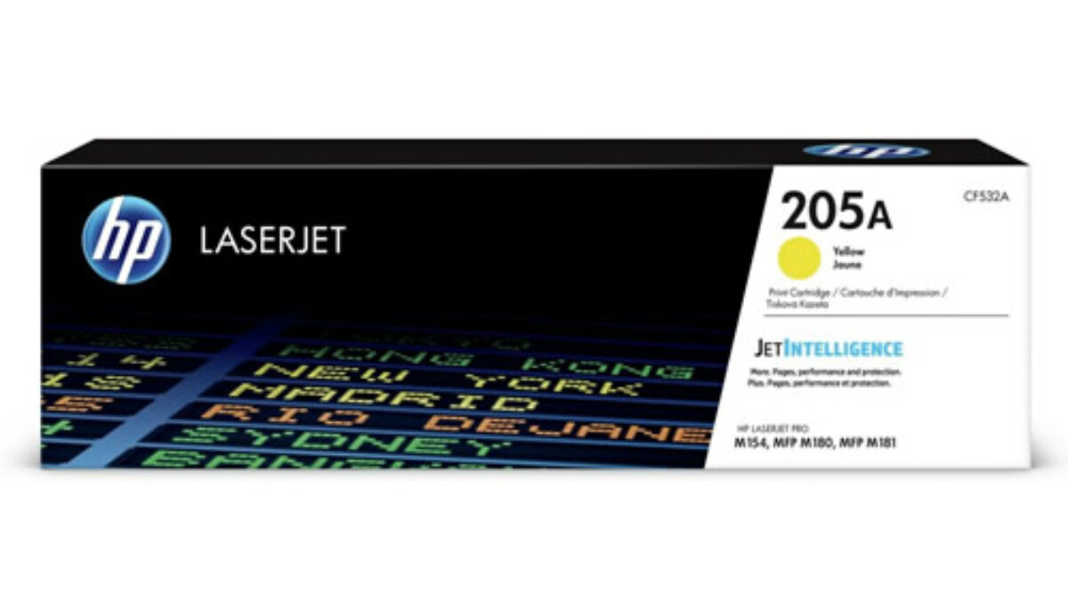 HP 205A Yellow Original LaserJet Toner Cartridge (CF532A)