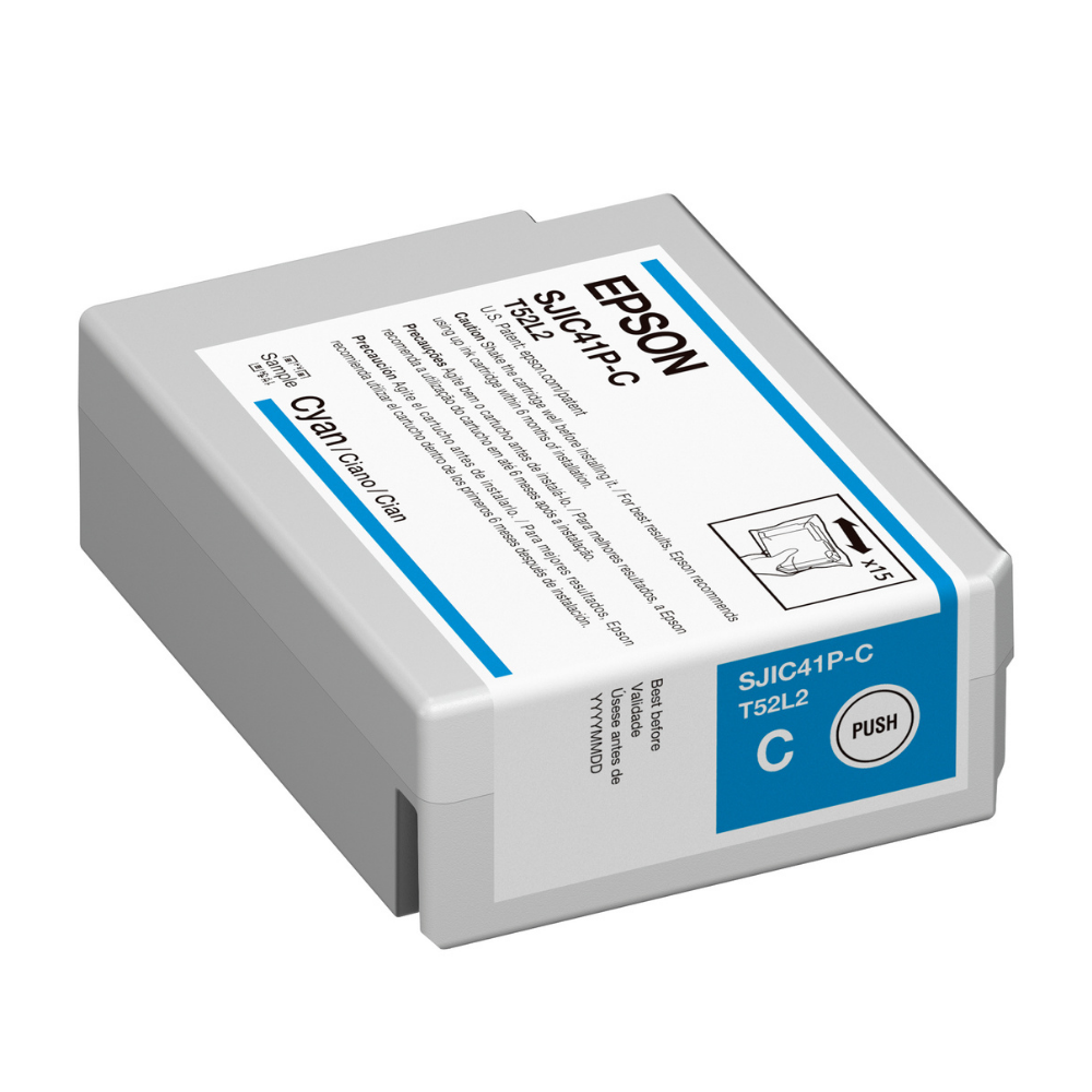 Epson sjic42p-y c4000 Cyan ink-C13T52M240