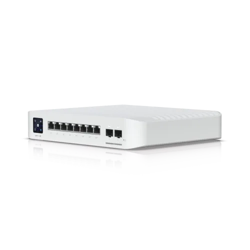 Ubiquiti UniFi Switch Pro 8 PoE: (6) GbE PoE+ (2) GbE PoE++ (2) 10G SFP+ 120W - USW-Pro-8-PoE