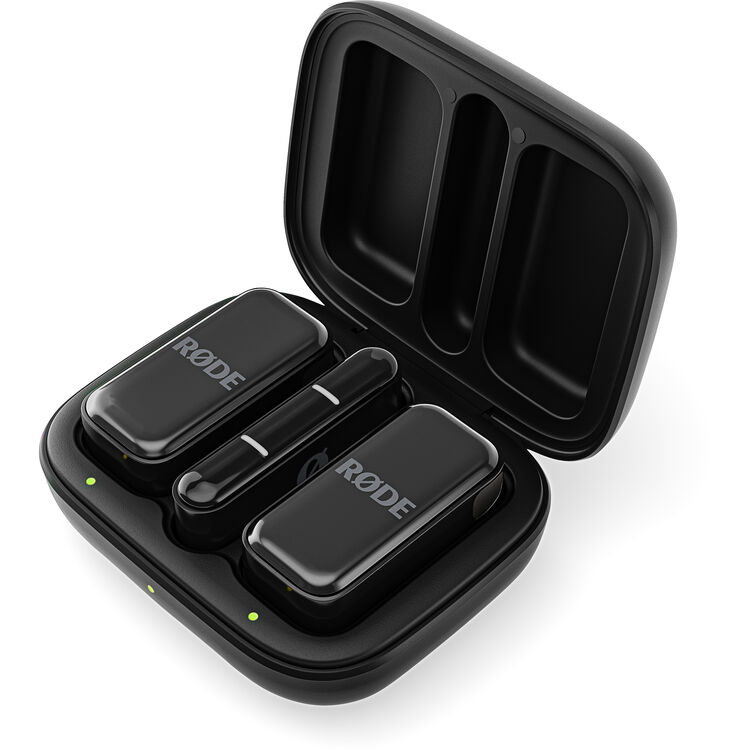 RODE Wireless Micro 2-Person Ultracompact Wireless Microphone System with Lightning Connector (2.4 GHz, Black)