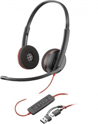 Poly Blackwire 3220 Wired Stereo USB-C Headset-8X228A6